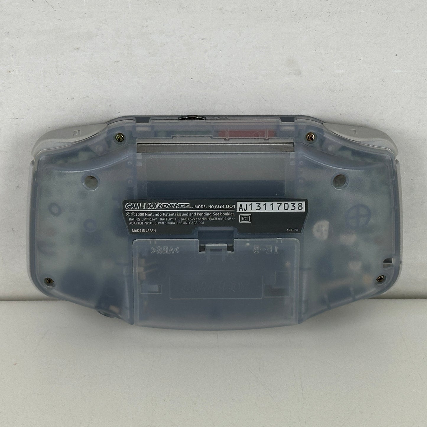 Nintendo Game Boy Advance Milky Blue AGB-001 No Box