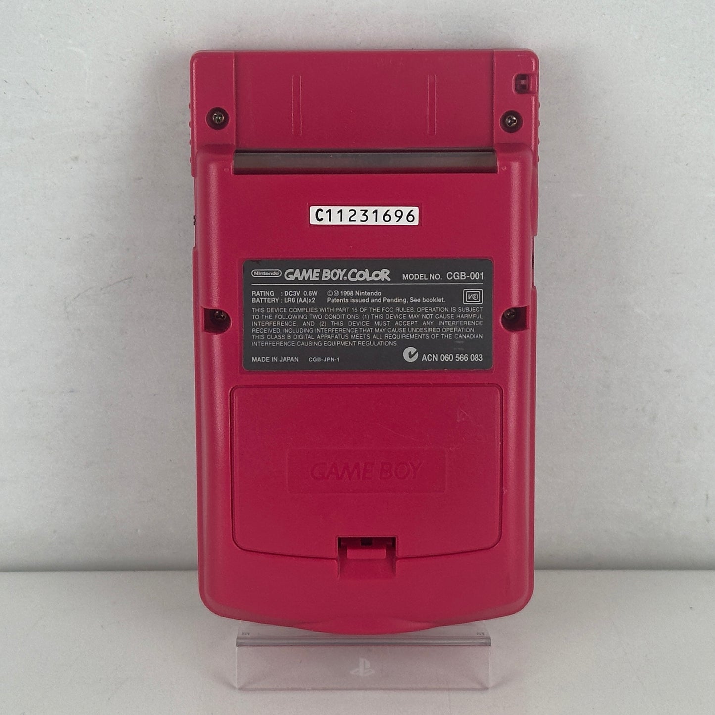 Nintendo Game Boy Color Red CGB-001 No Box