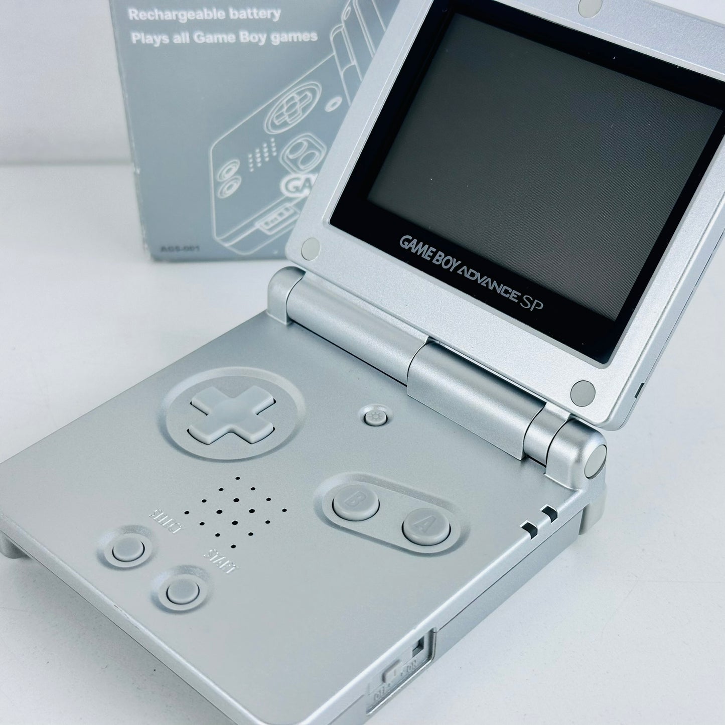 Nintendo Game Boy Advance SP Platinum Silver AGS-001