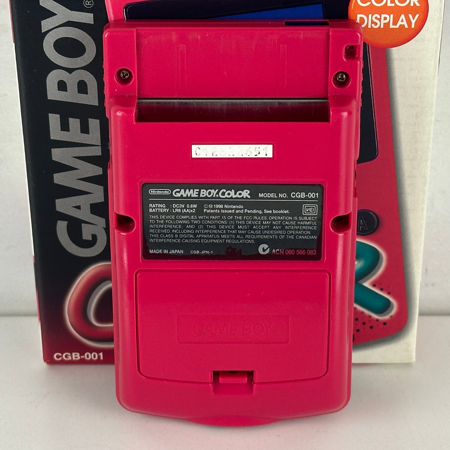 Nintendo Game Boy Color Red CGB-001