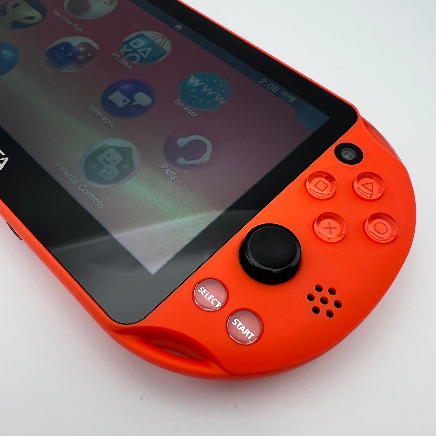 [ RARE ] Sony PS Vita Neon Orange Exclusive Color Japan PCH-2000ZA24 No Box