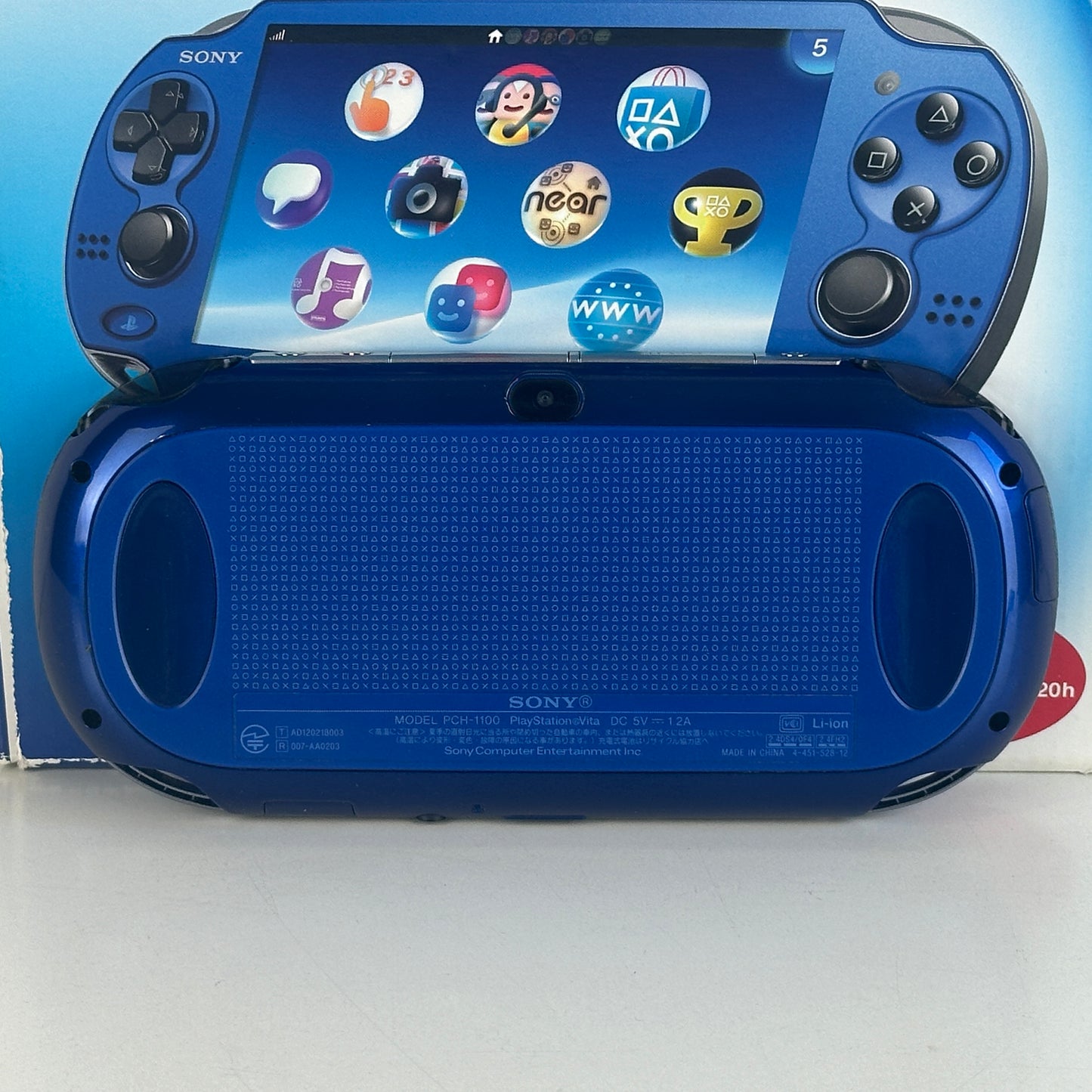 [ RARE ] Sony PlayStation PS Vita Sapphire Blue PCH-1000ZA04