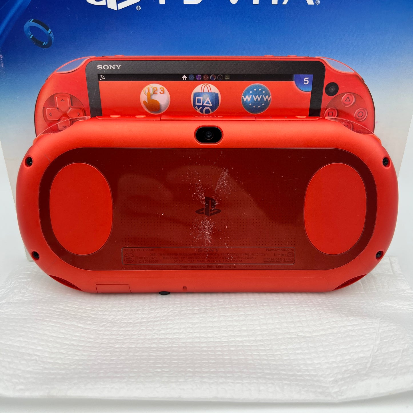 Sony PS Vita Metallic Red PCH-2000ZA26