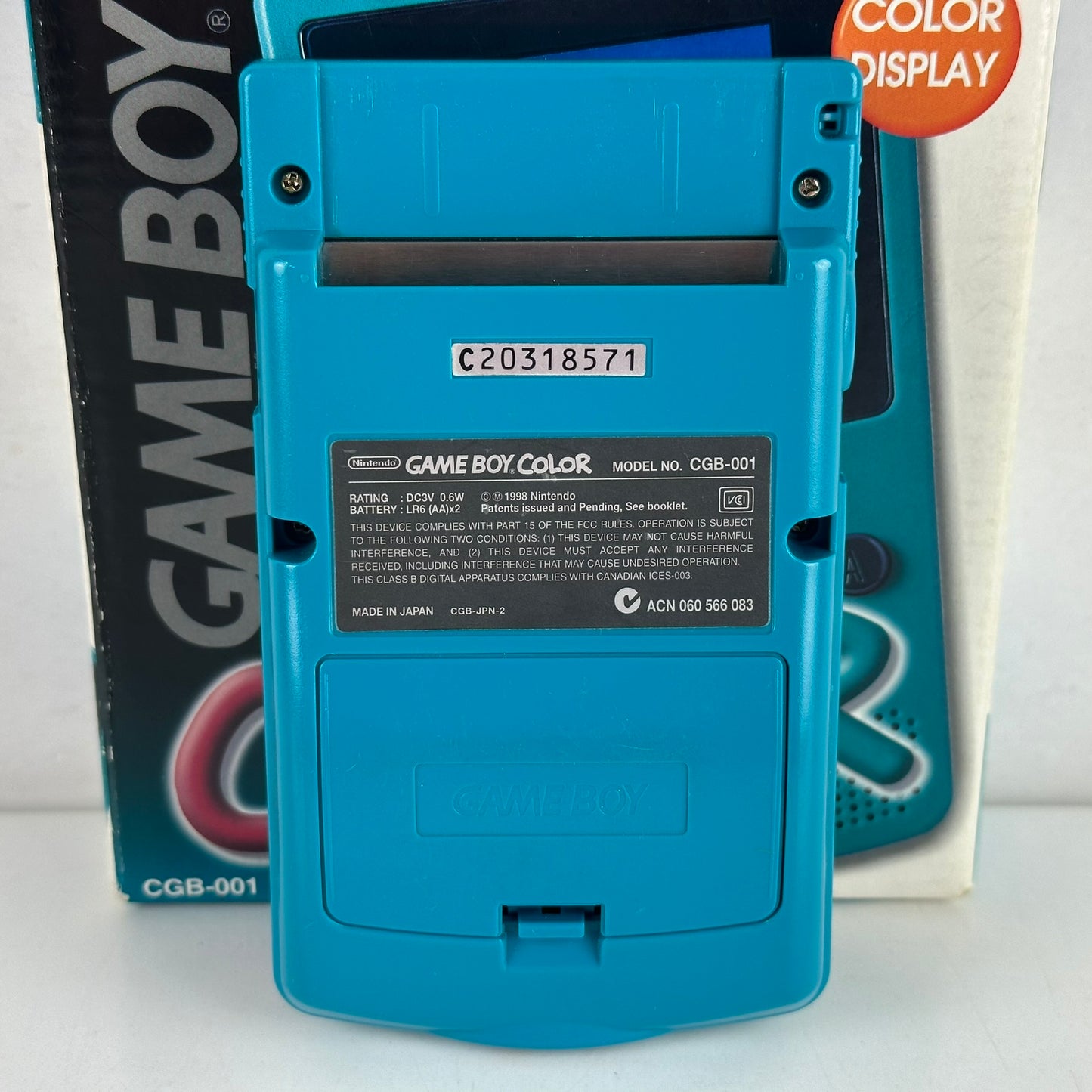 Nintendo Game Boy Color Blue CGB-001