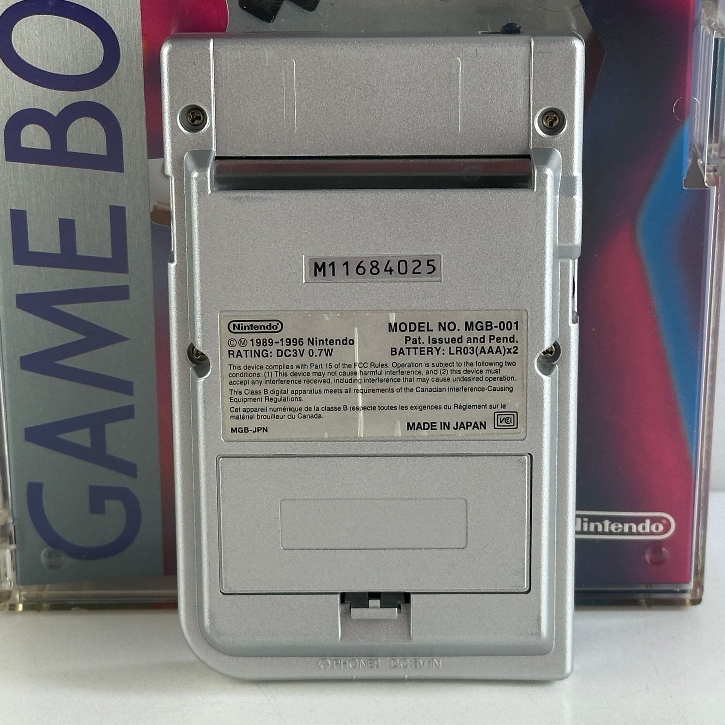 Nintendo Game Boy Pocket Silver MGB-001
