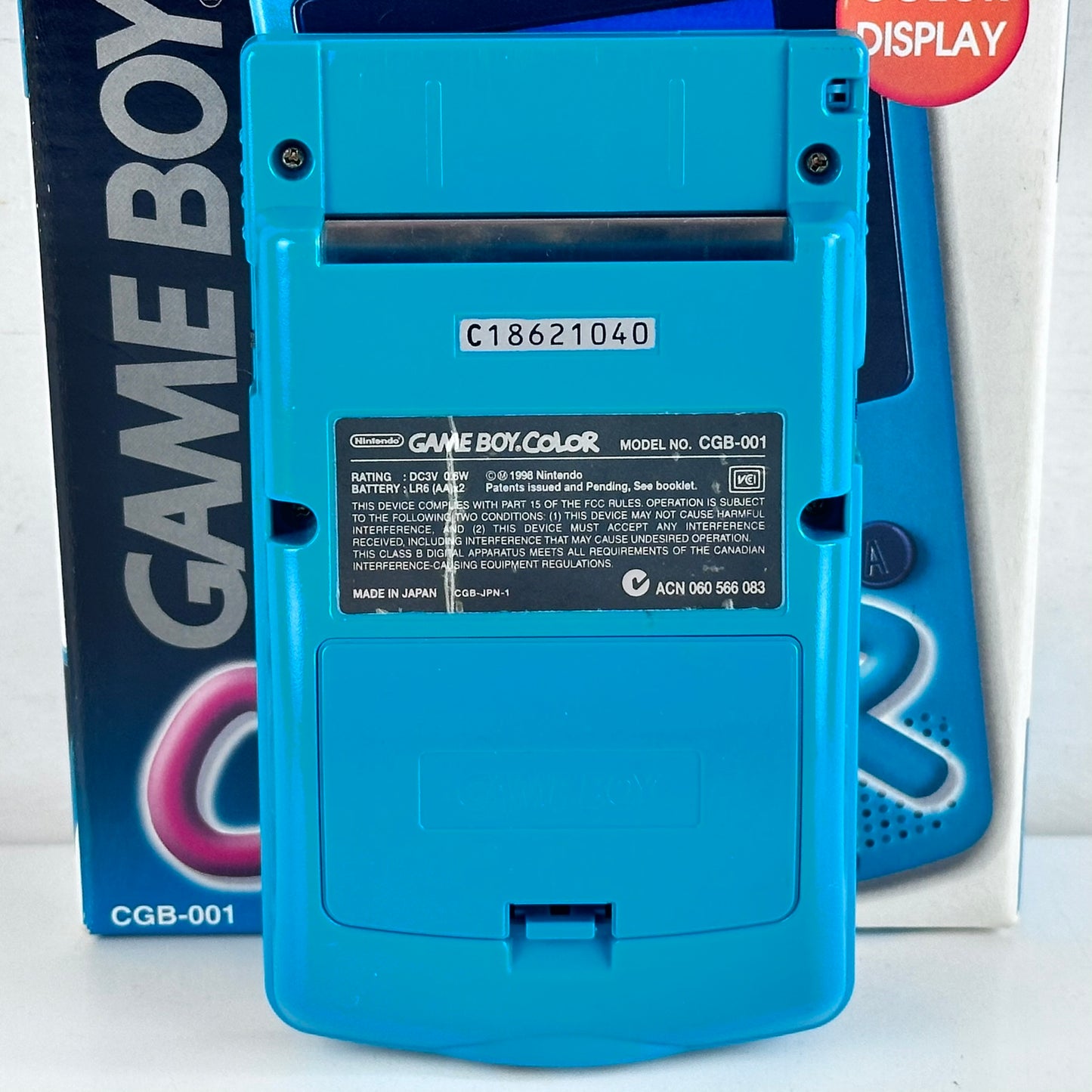 Nintendo Game Boy Color Blue CGB-001