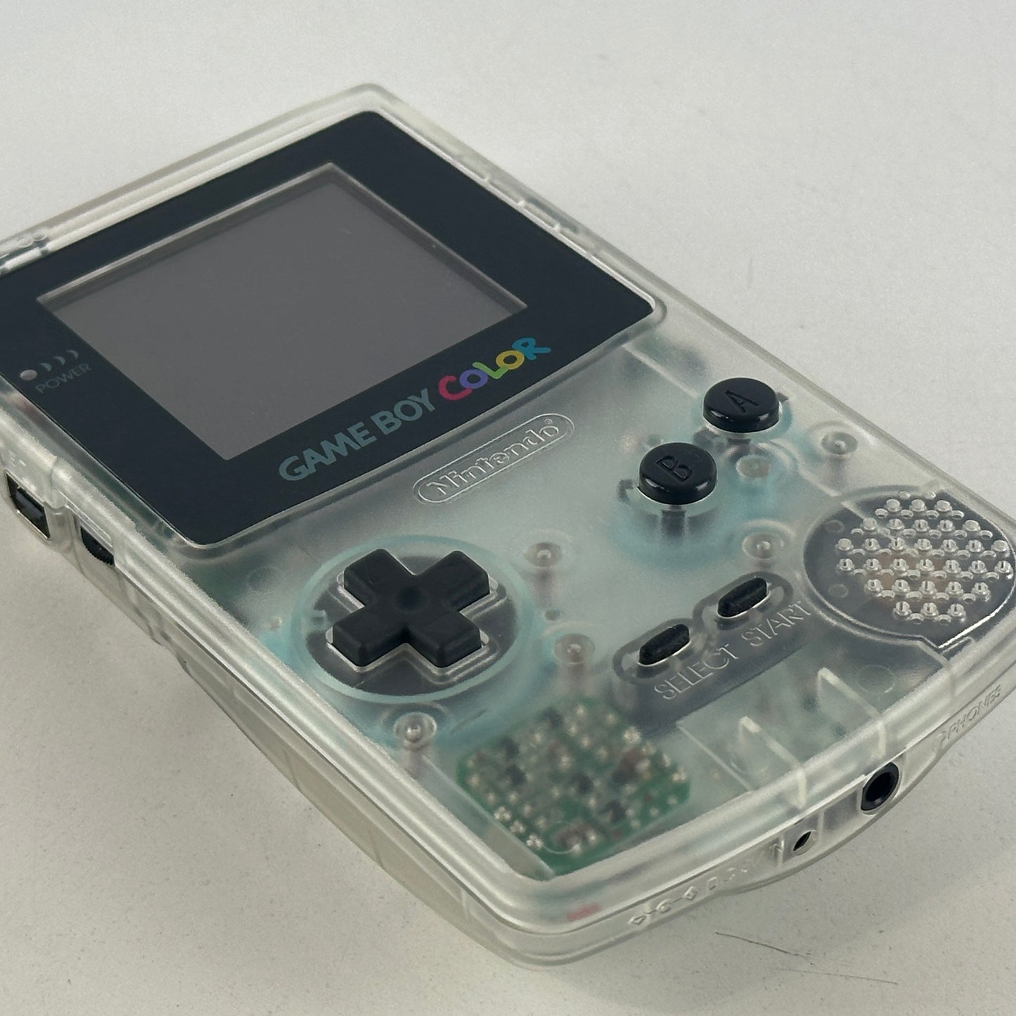 Nintendo Game Boy Color Clear Skeleton CGB-001 No Box