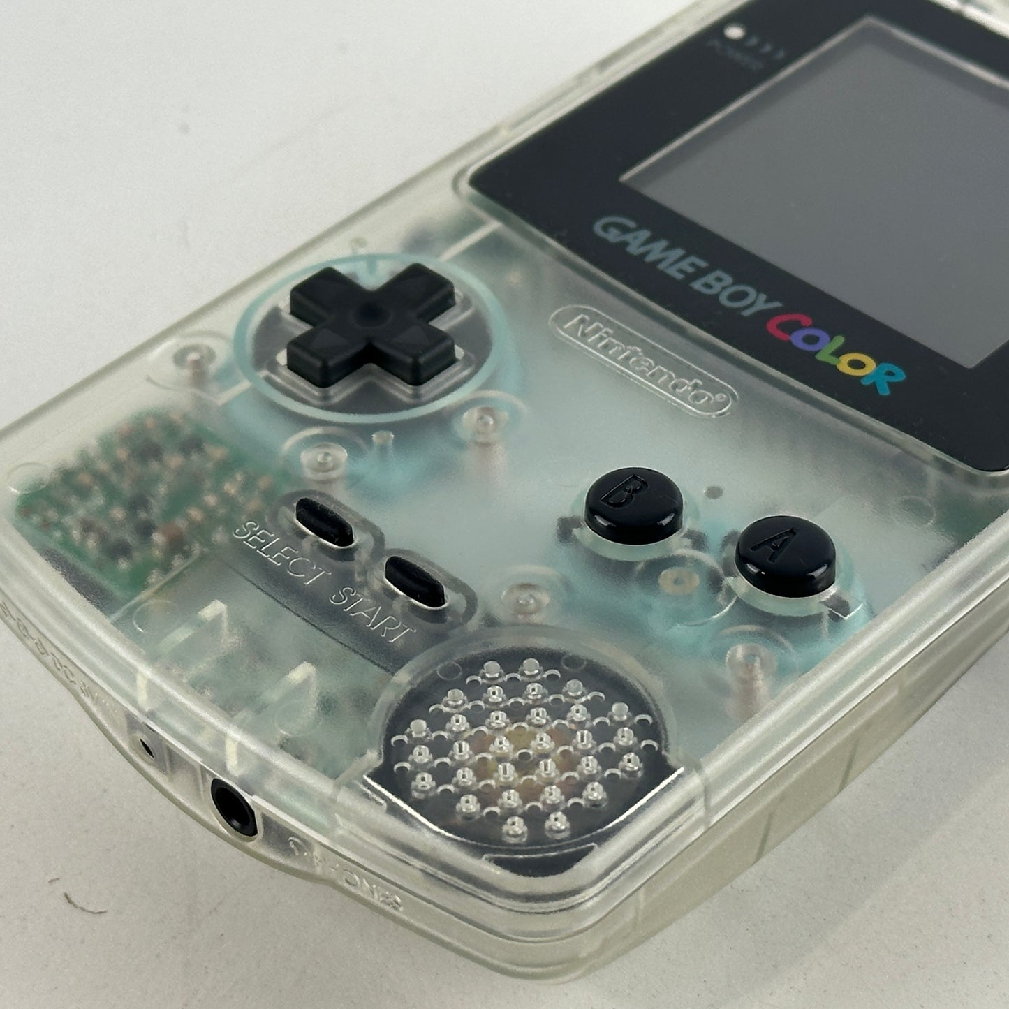 Nintendo Game Boy Color Clear Skeleton CGB-001