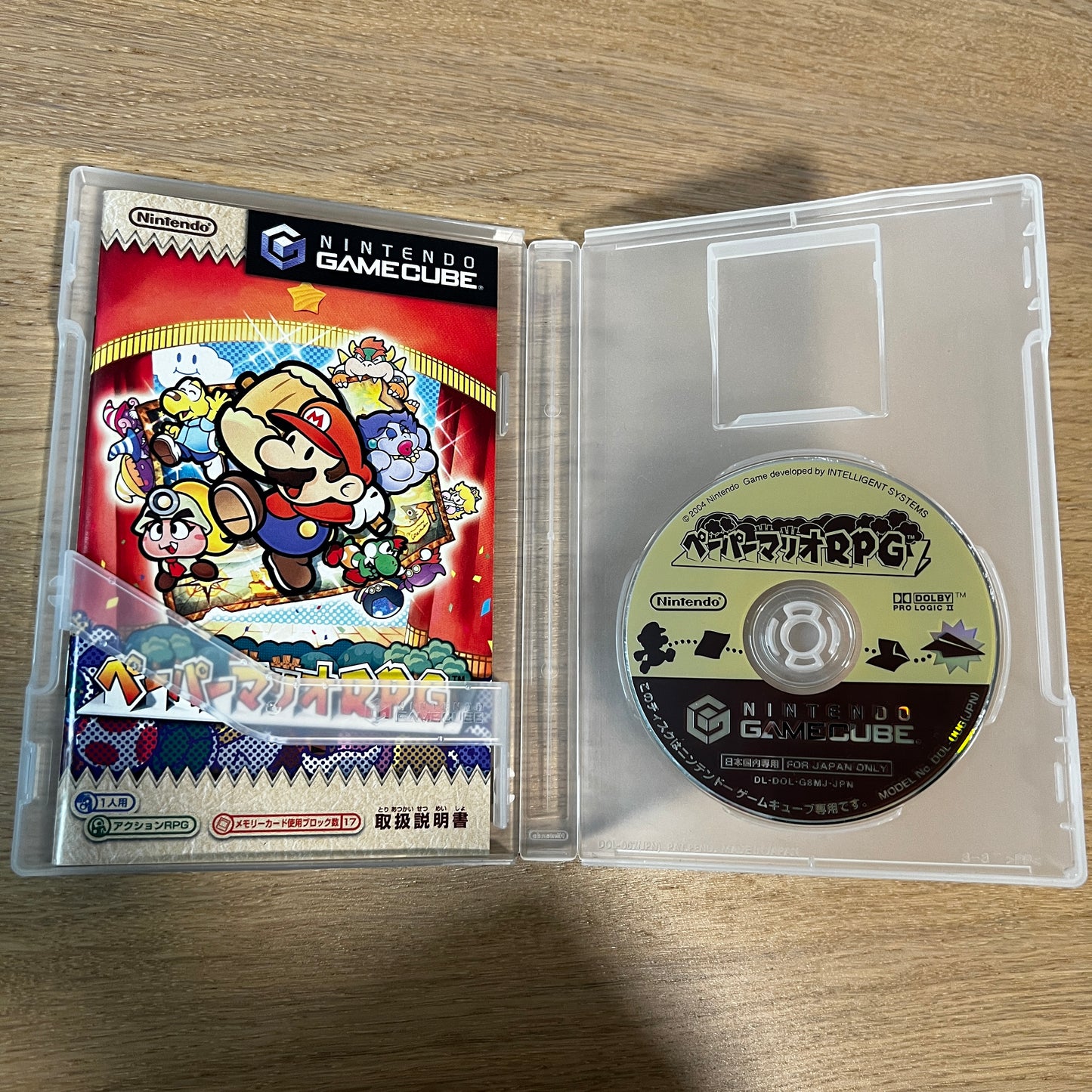 Paper Mario The Thousand Year Door Nintendo GameCube NTSC-J