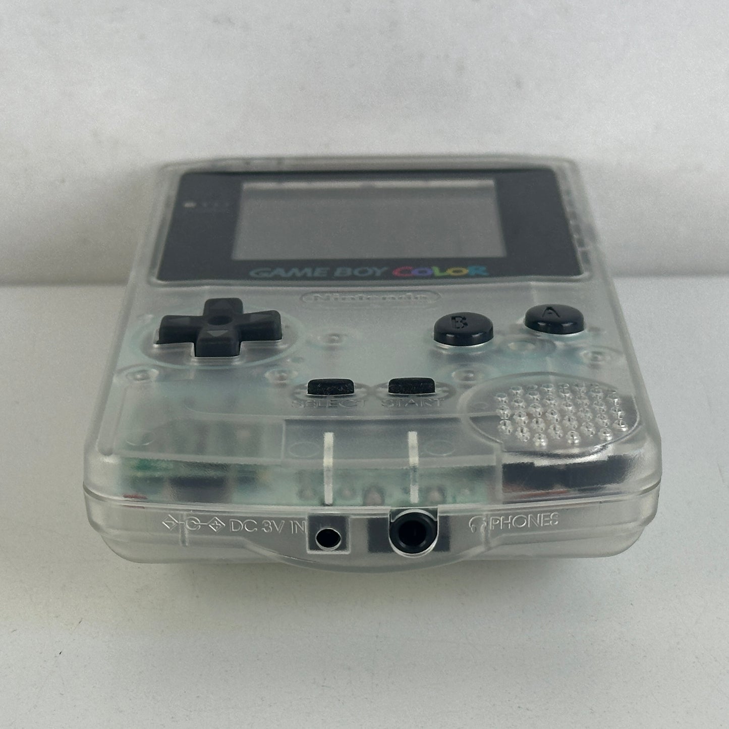 Nintendo Game Boy Color Clear Skeleton CGB-001 No Box