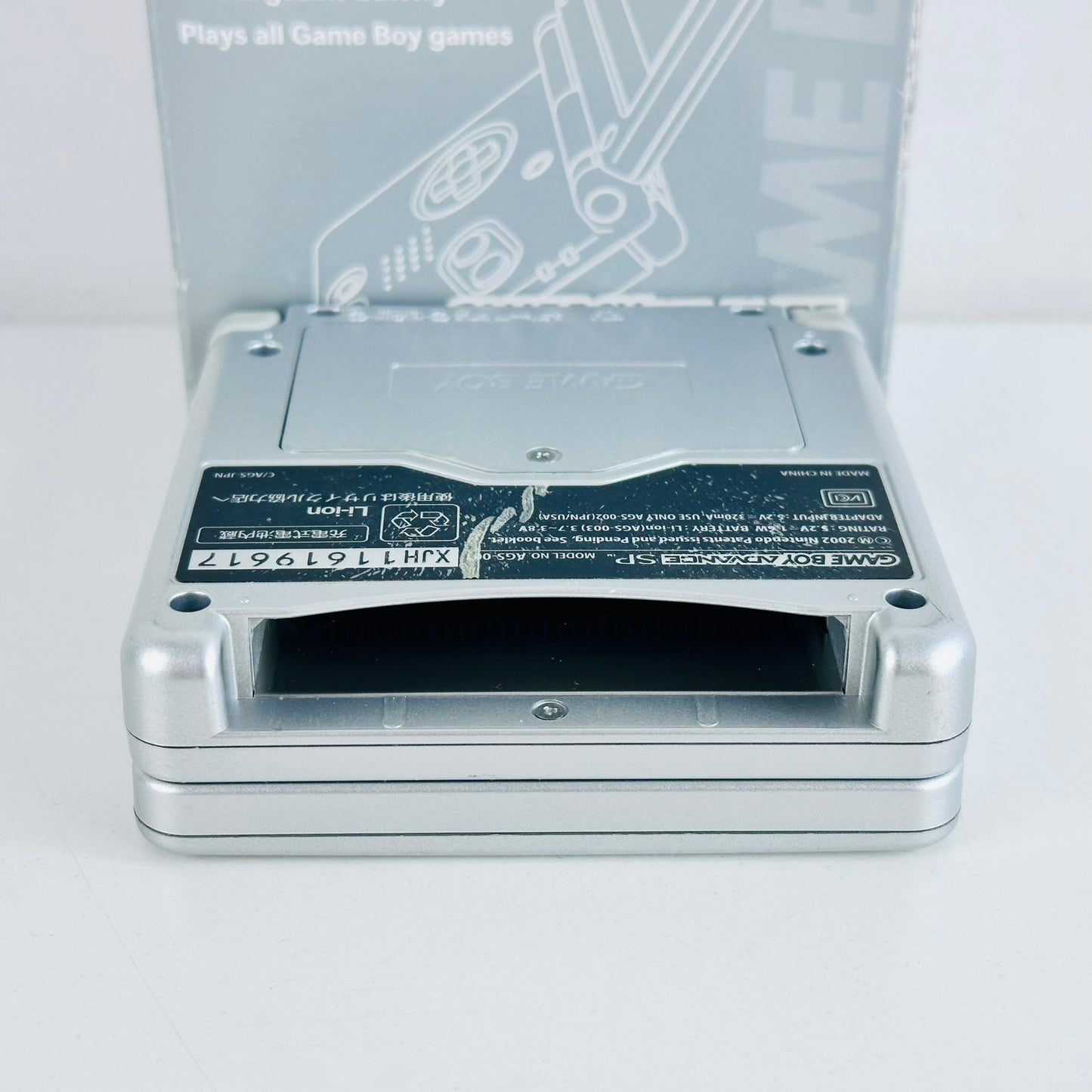 Nintendo Game Boy Advance SP Platinum Silver AGS-001