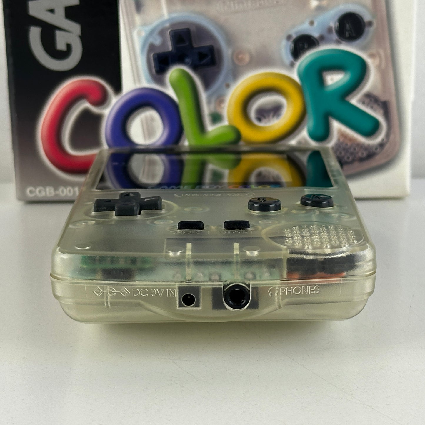 Nintendo Game Boy Color Clear Skeleton CGB-001