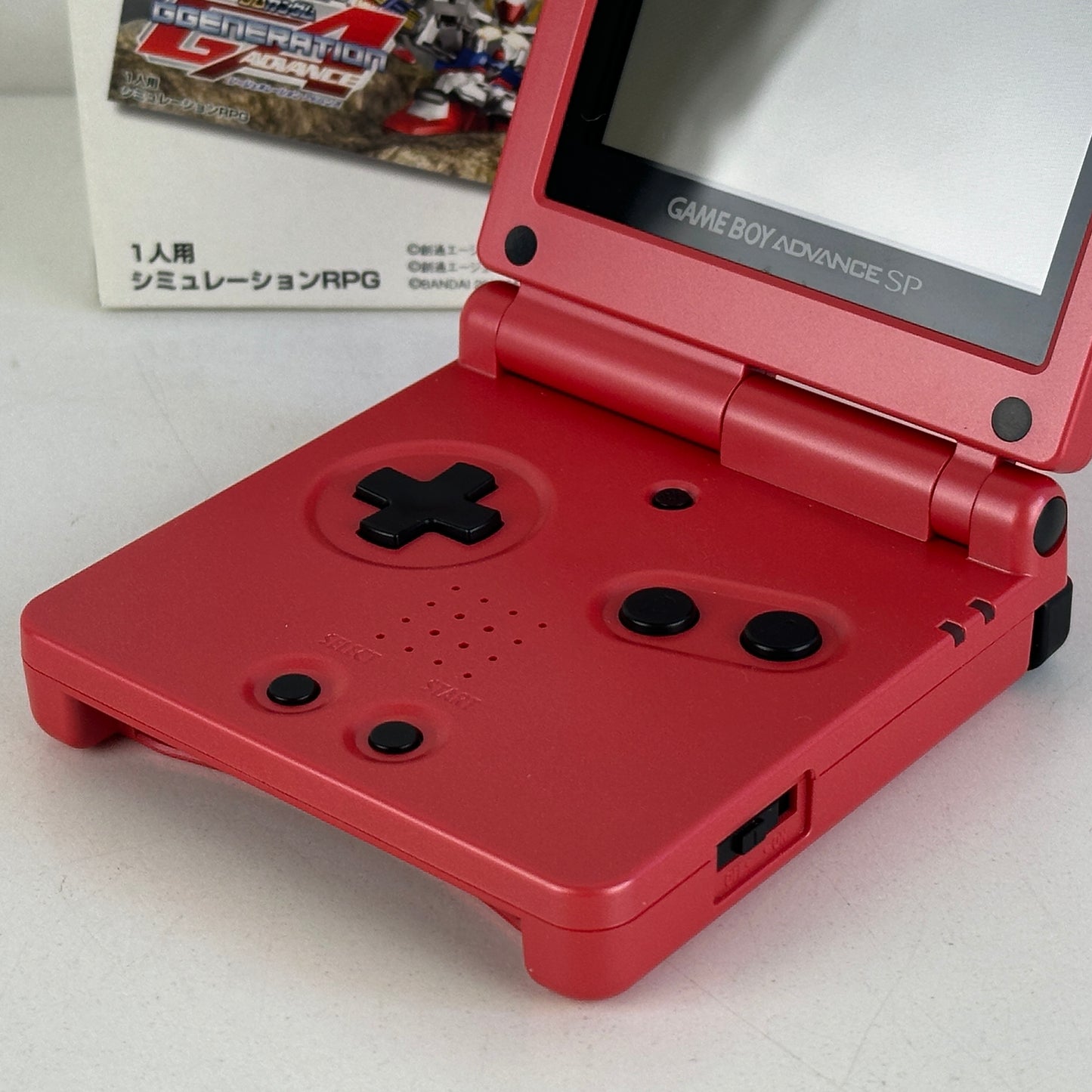 Nintendo Game Boy Advance SP SD Gundam Char's Custom Color AGS-001