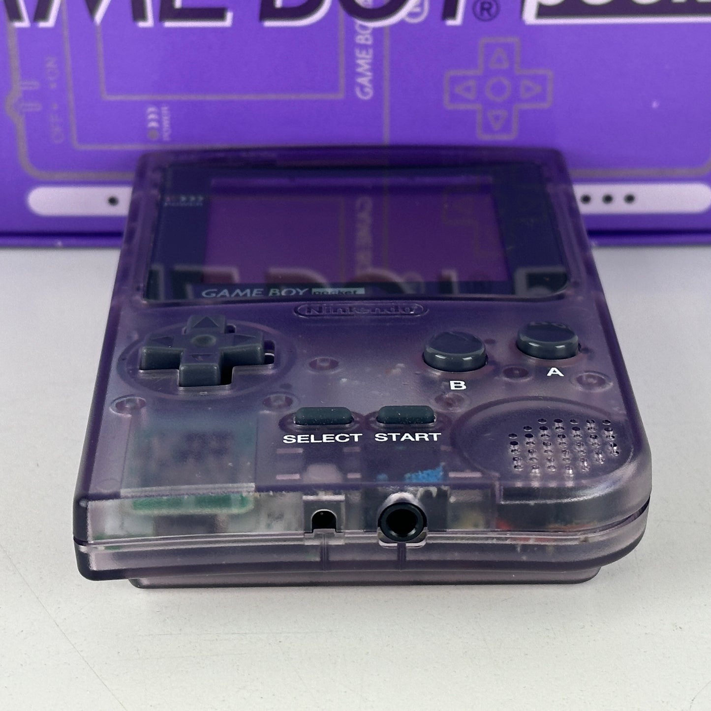 Nintendo Game Boy Pocket Clear Purple MGB-001