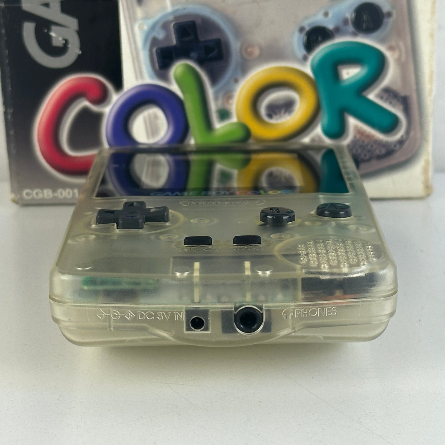Nintendo Game Boy Color Clear Skeleton CGB-001