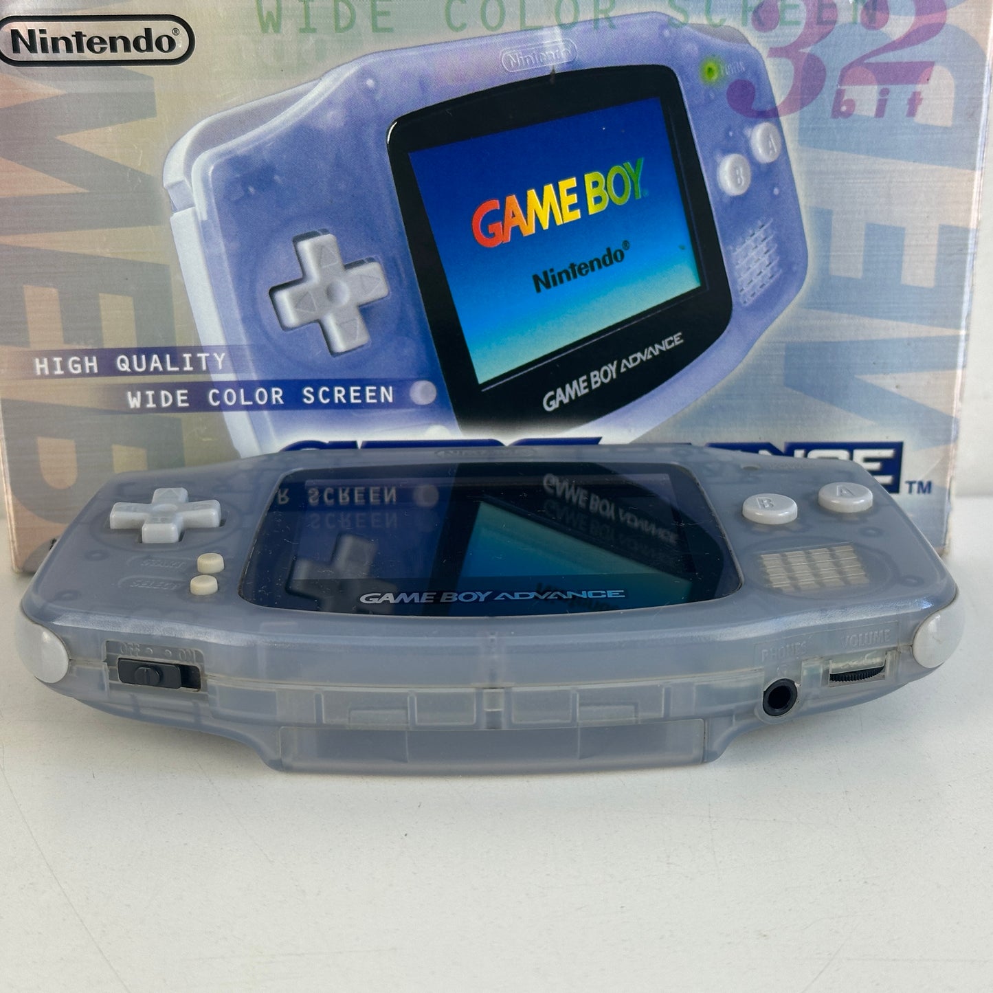 Nintendo Game Boy Advance Milky Blue AGB-001 No Box