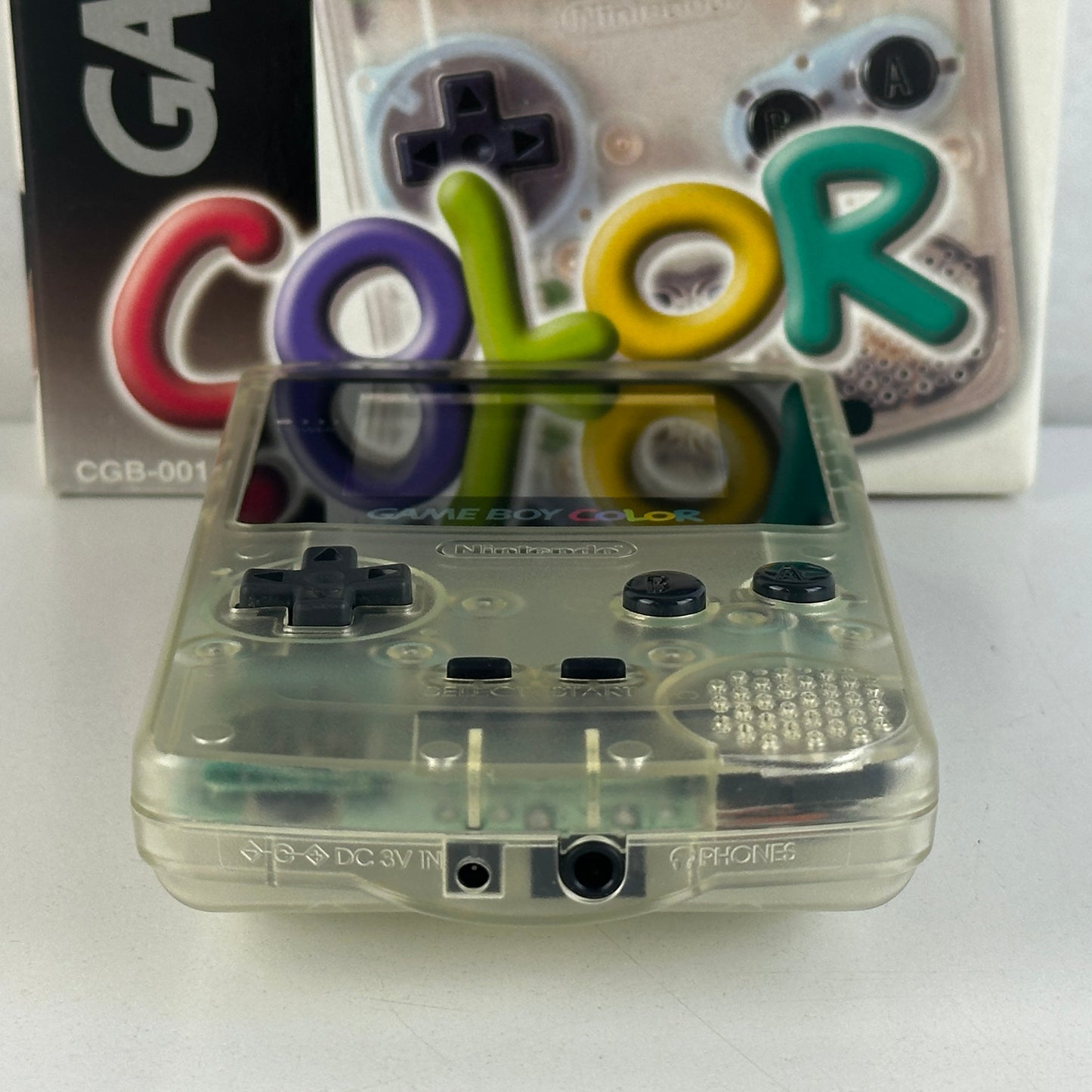 Nintendo Game Boy Color Clear Skeleton CGB-001