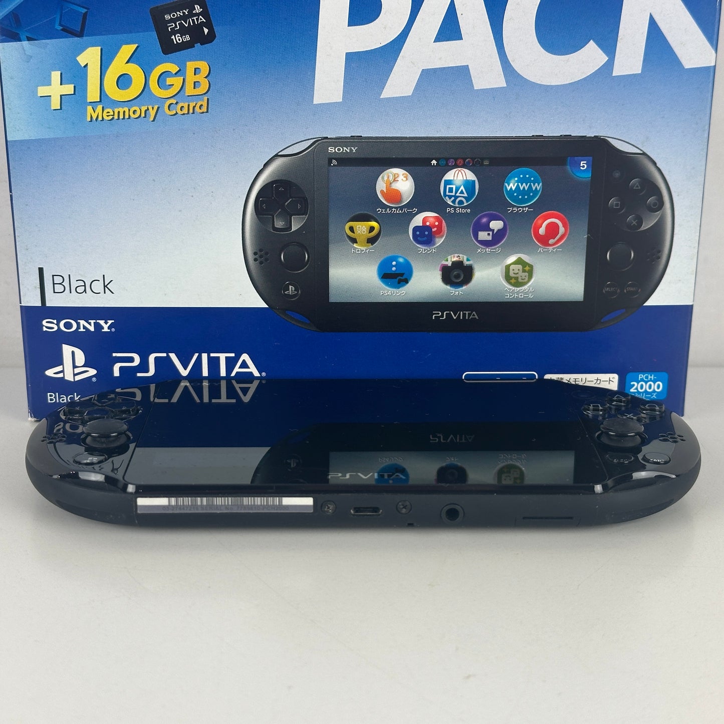 Sony PS Vita Black Value Pack PCH-2000ZX17
