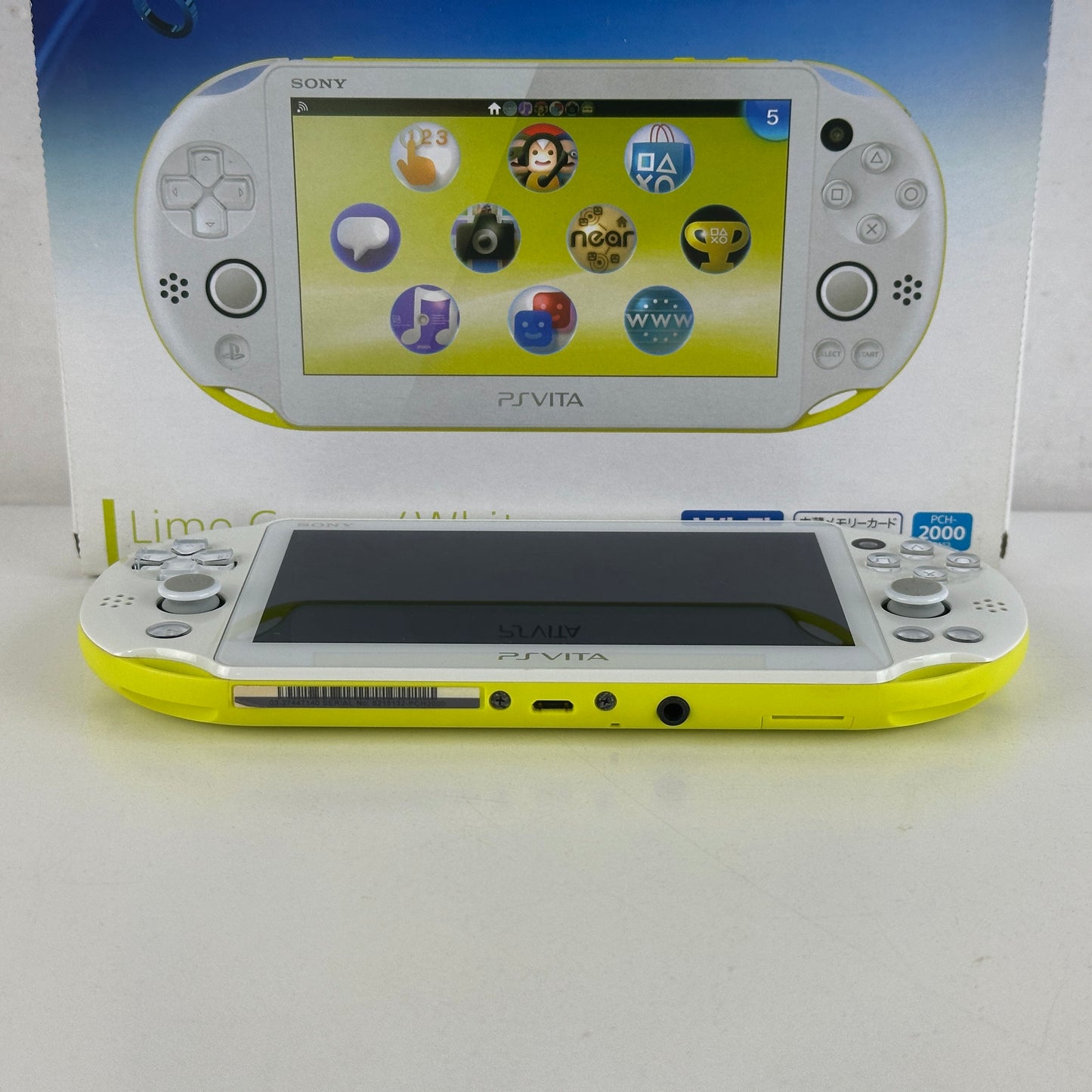Sony PS Vita Lime Green White PCH-2000ZA13