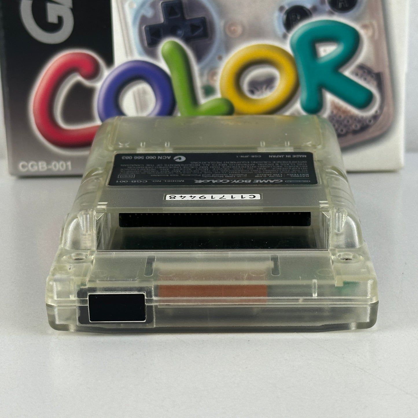 Nintendo Game Boy Color Clear Skeleton CGB-001
