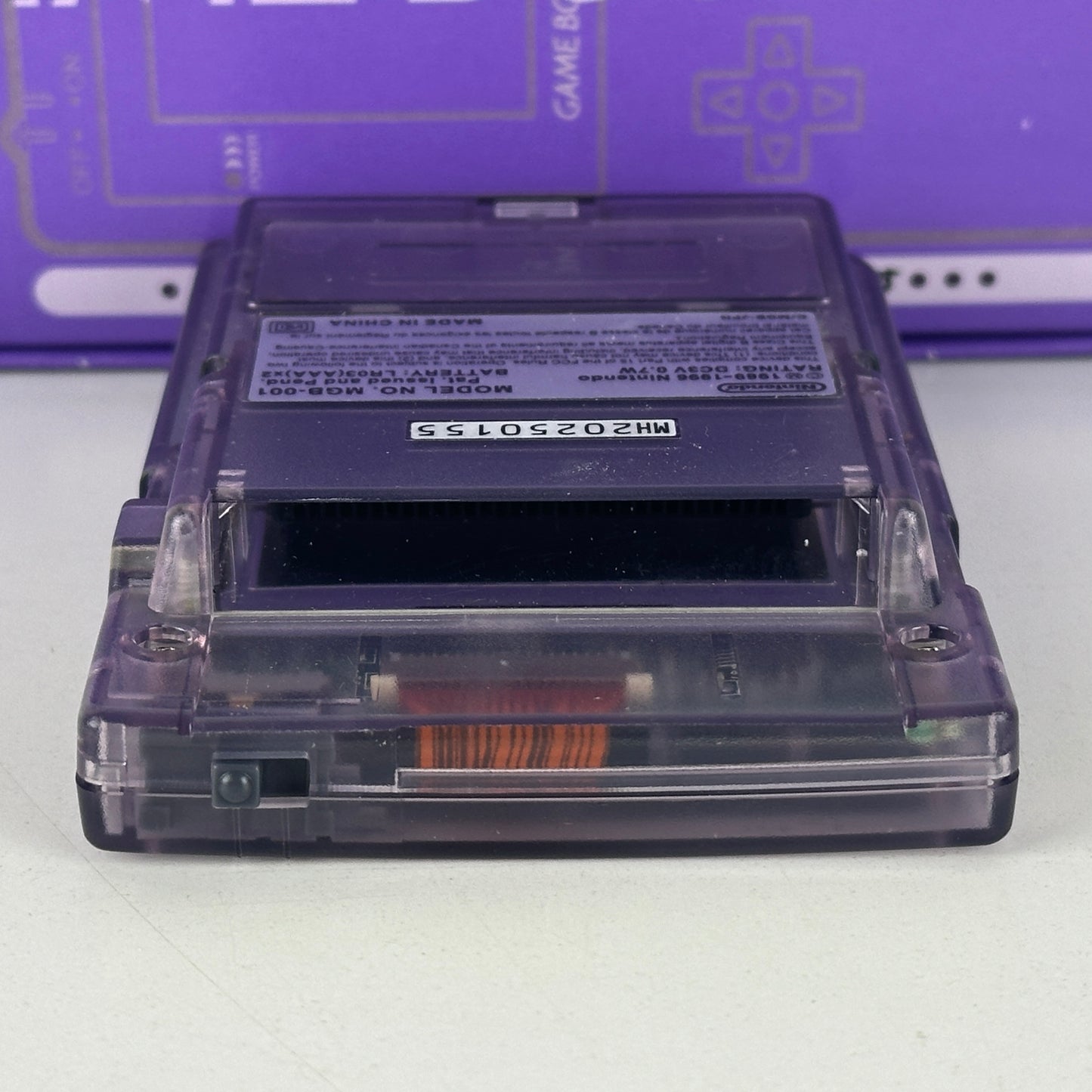 Nintendo Game Boy Pocket Clear Purple MGB-001