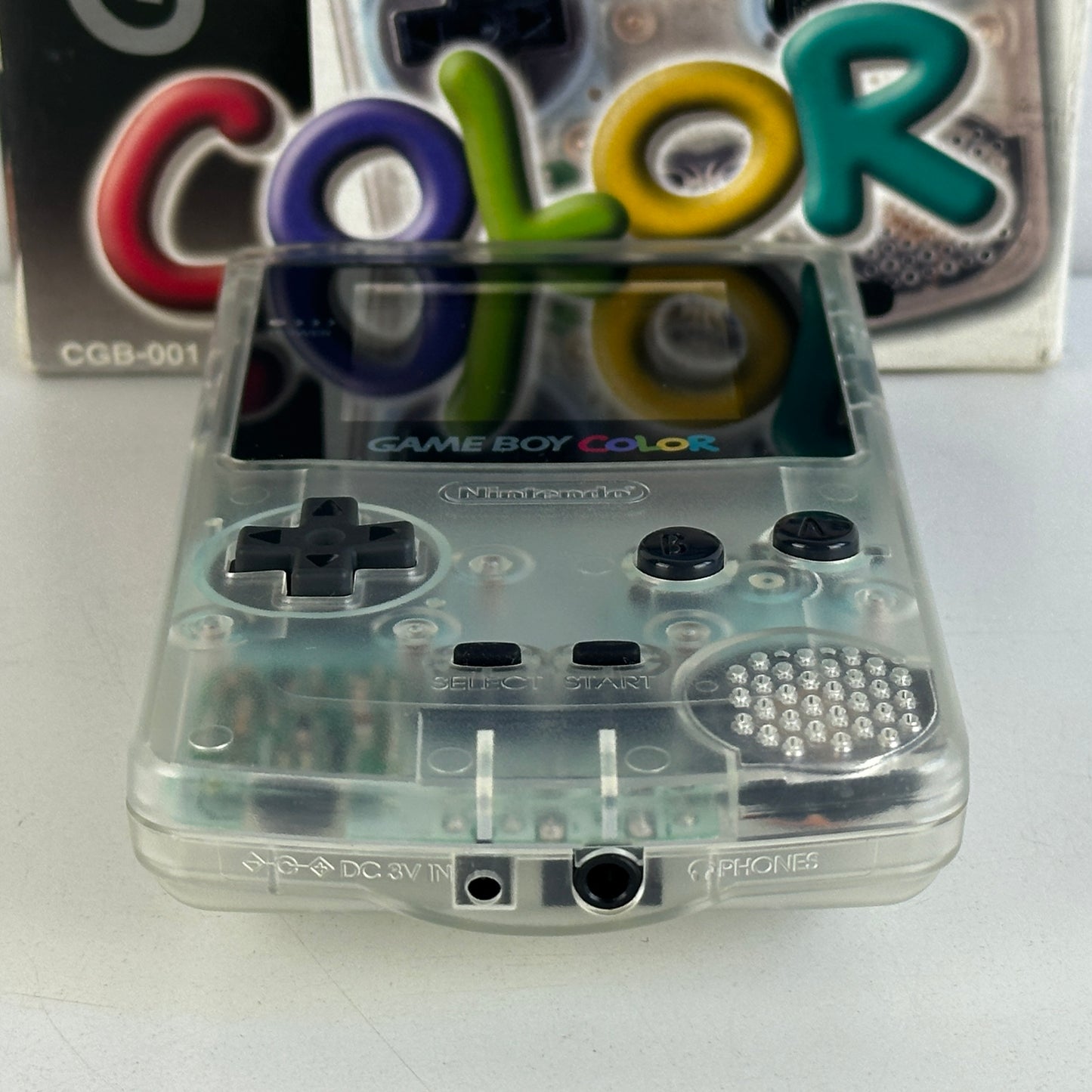 Nintendo Game Boy Color Clear Skeleton CGB-001