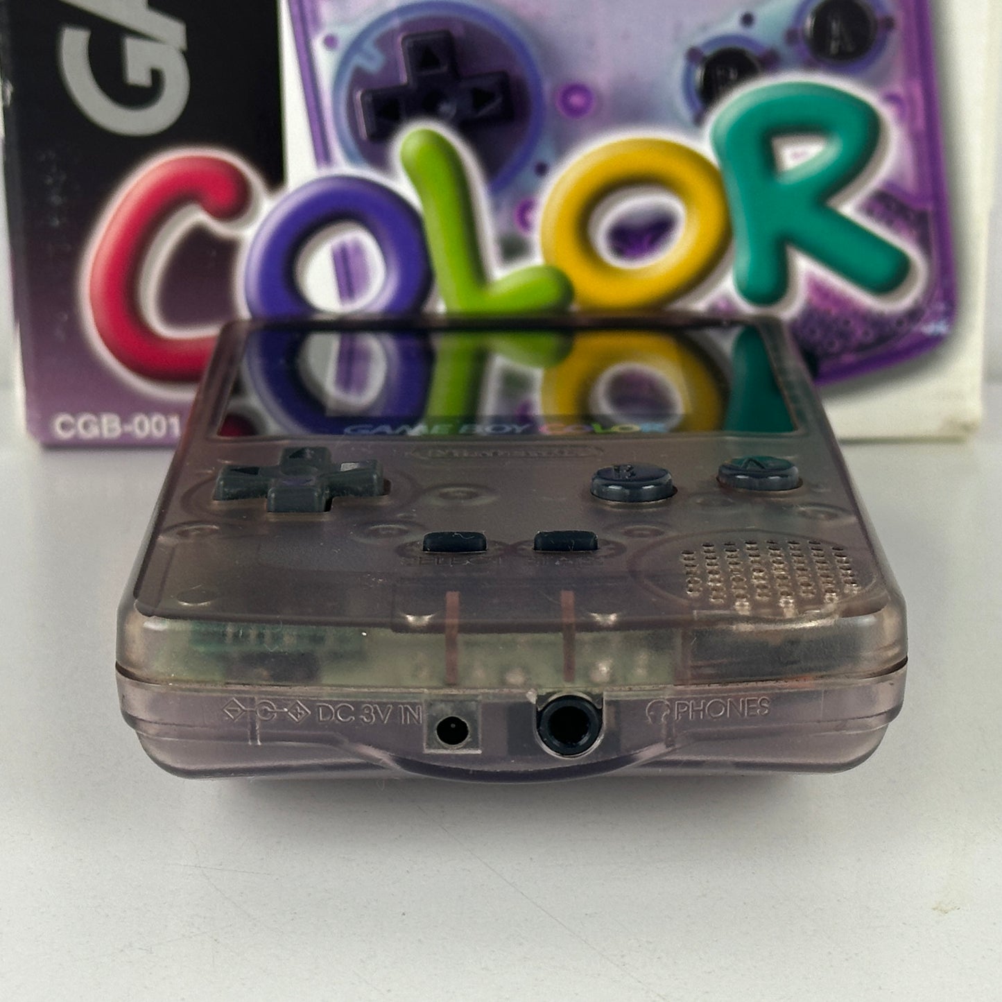 Nintendo Game Boy Color Clear Purple CGB-001