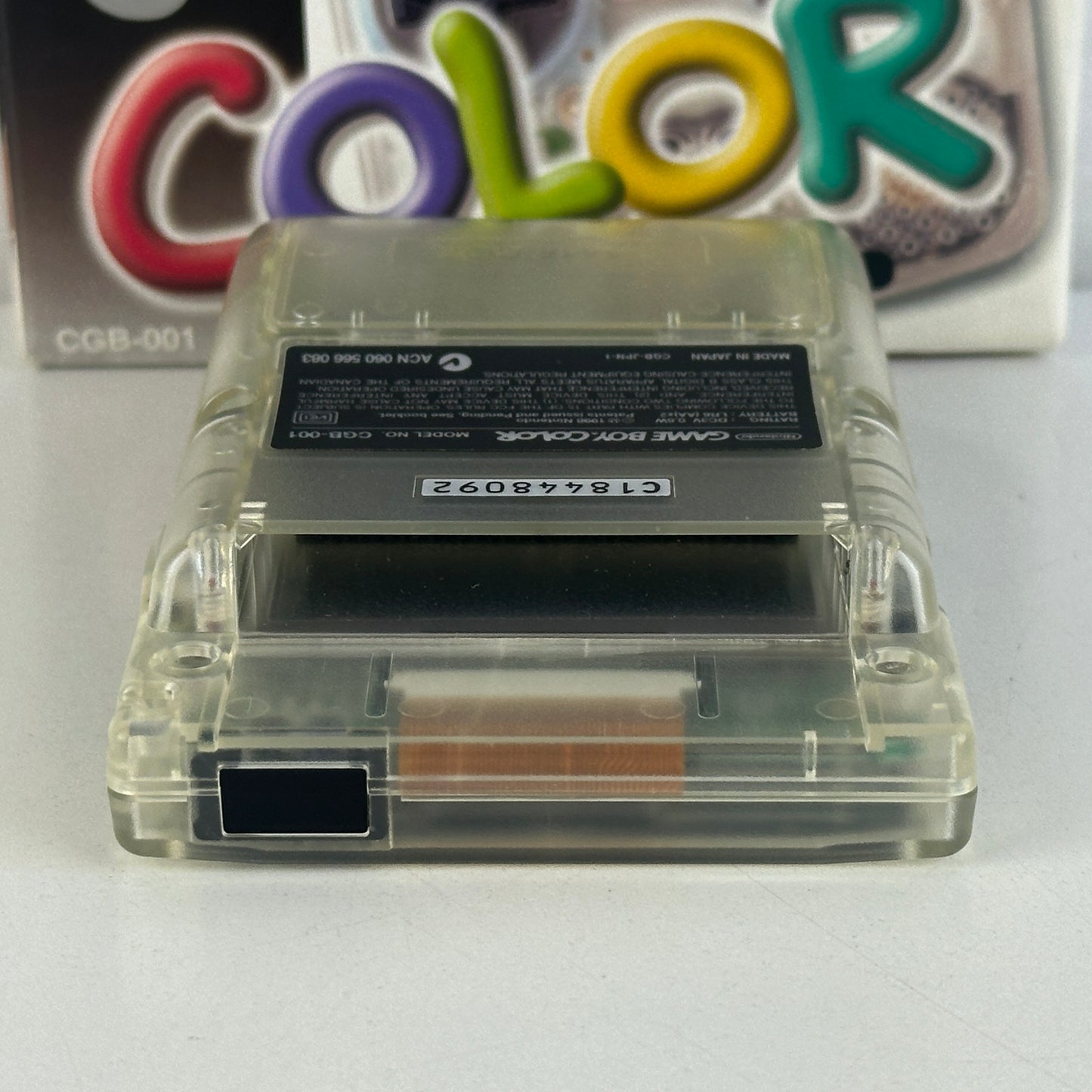 Nintendo Game Boy Color Clear Skeleton CGB-001