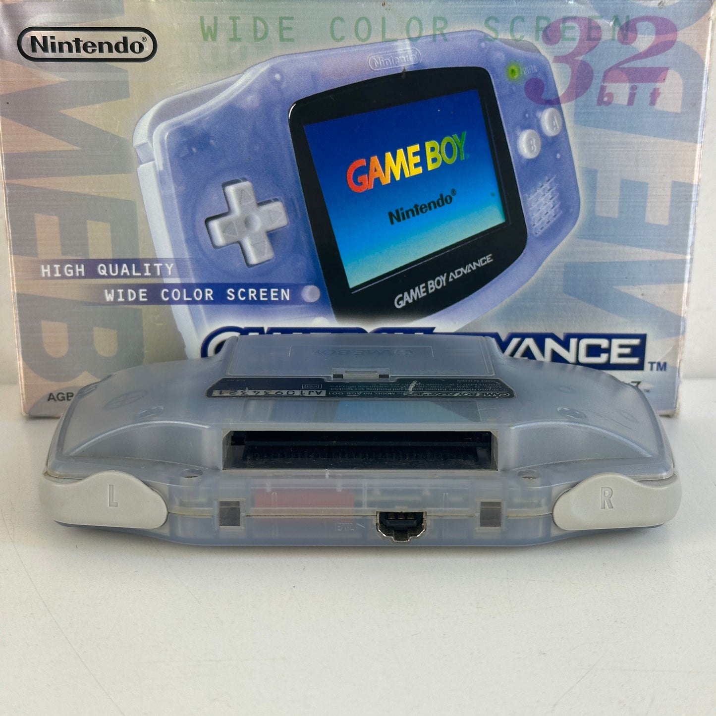 Nintendo Game Boy Advance Milky Blue AGB-001 No Box