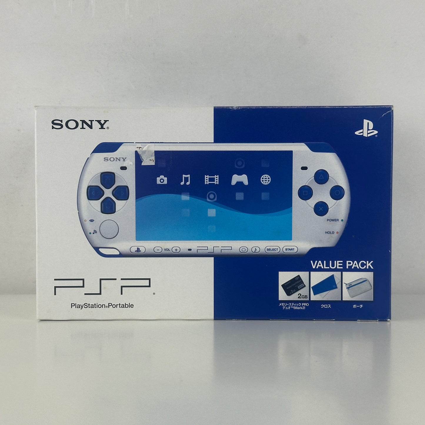 [ RARE ] Sony PSP 3000 White Blue PSP-3000WB