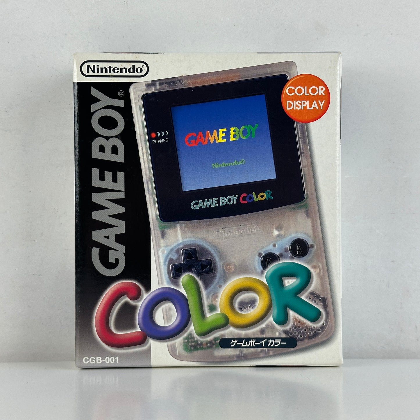 Nintendo Game Boy Color Clear Skeleton CGB-001