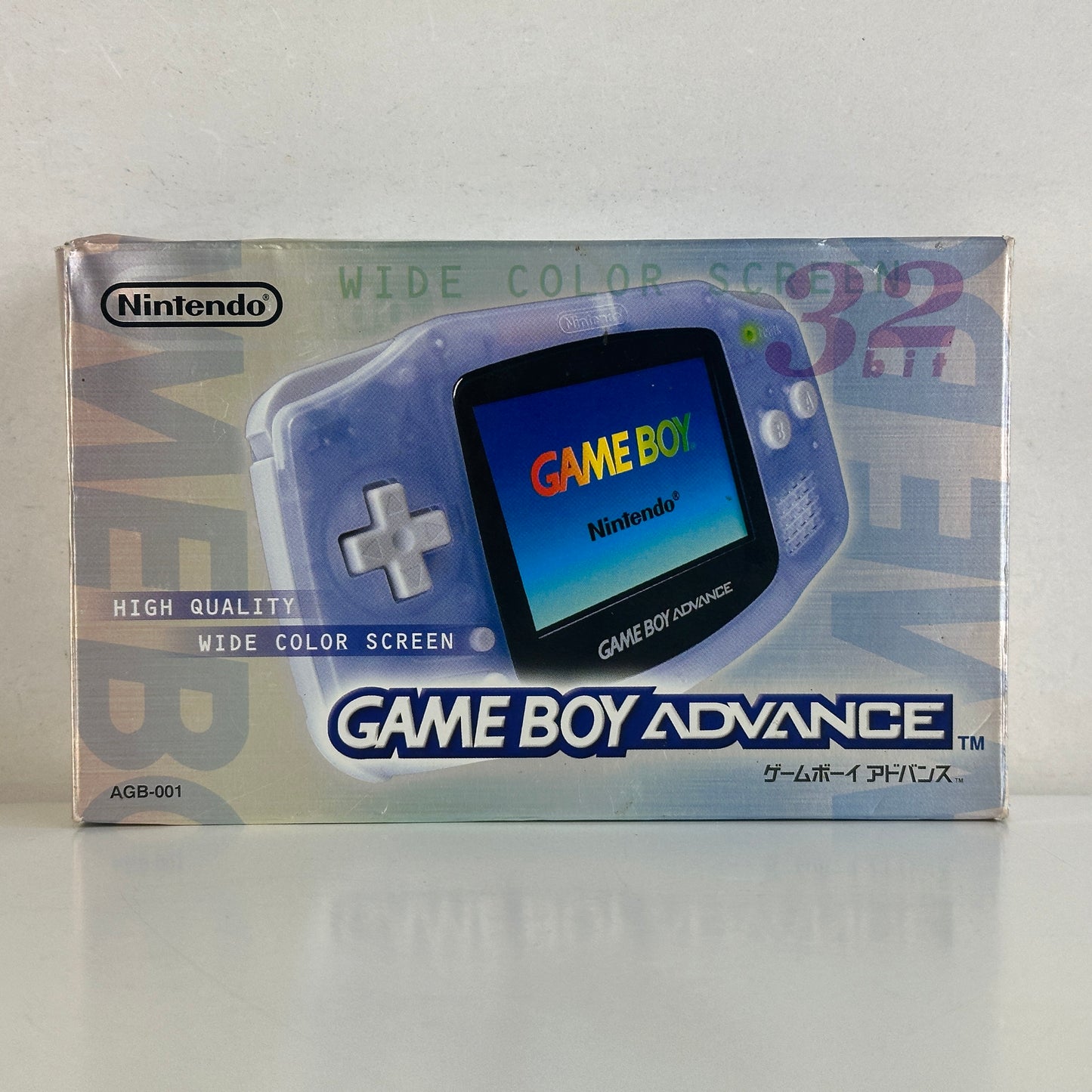 Nintendo Game Boy Advance Milky Blue AGB-001 No Box
