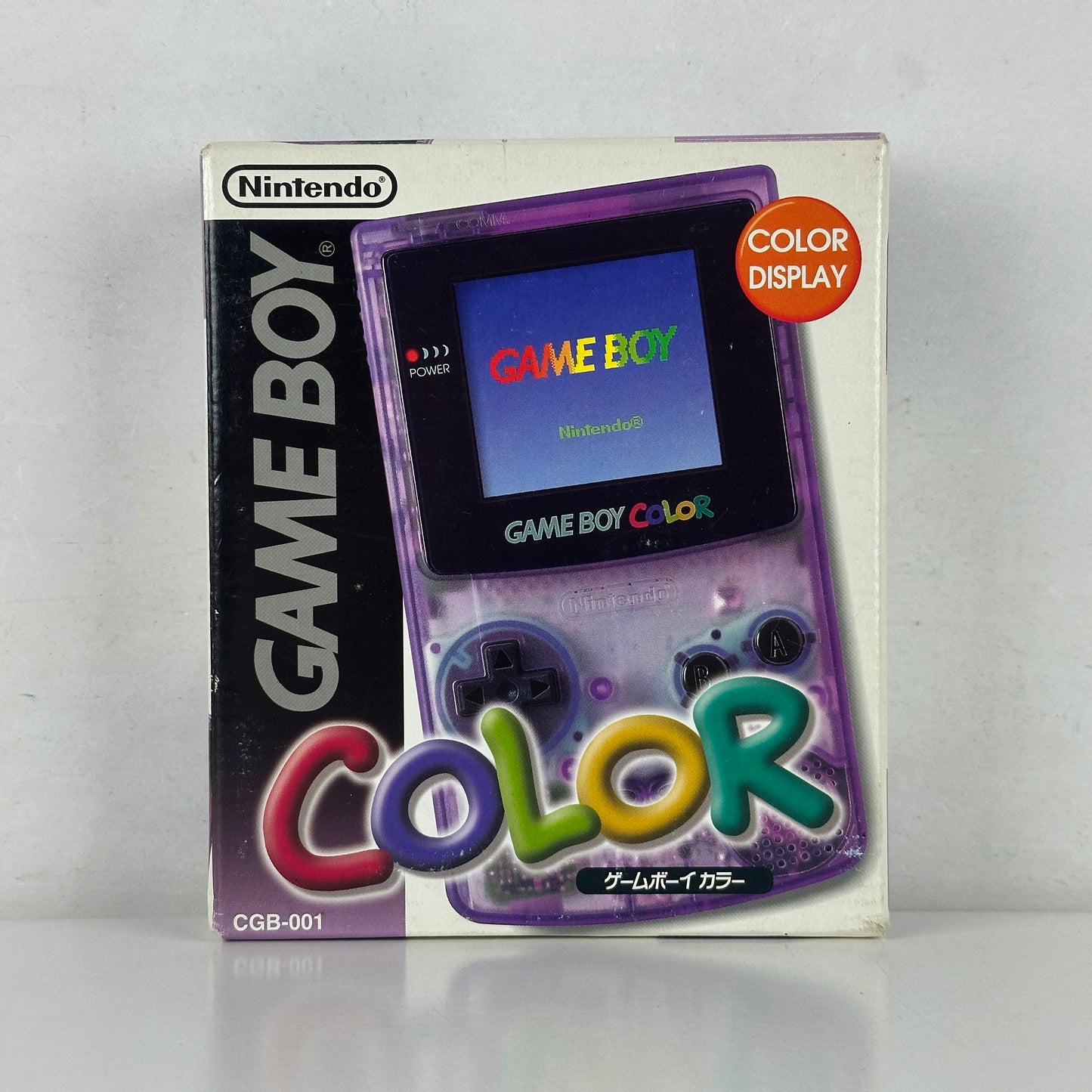 Nintendo Game Boy Color Clear Purple CGB-001