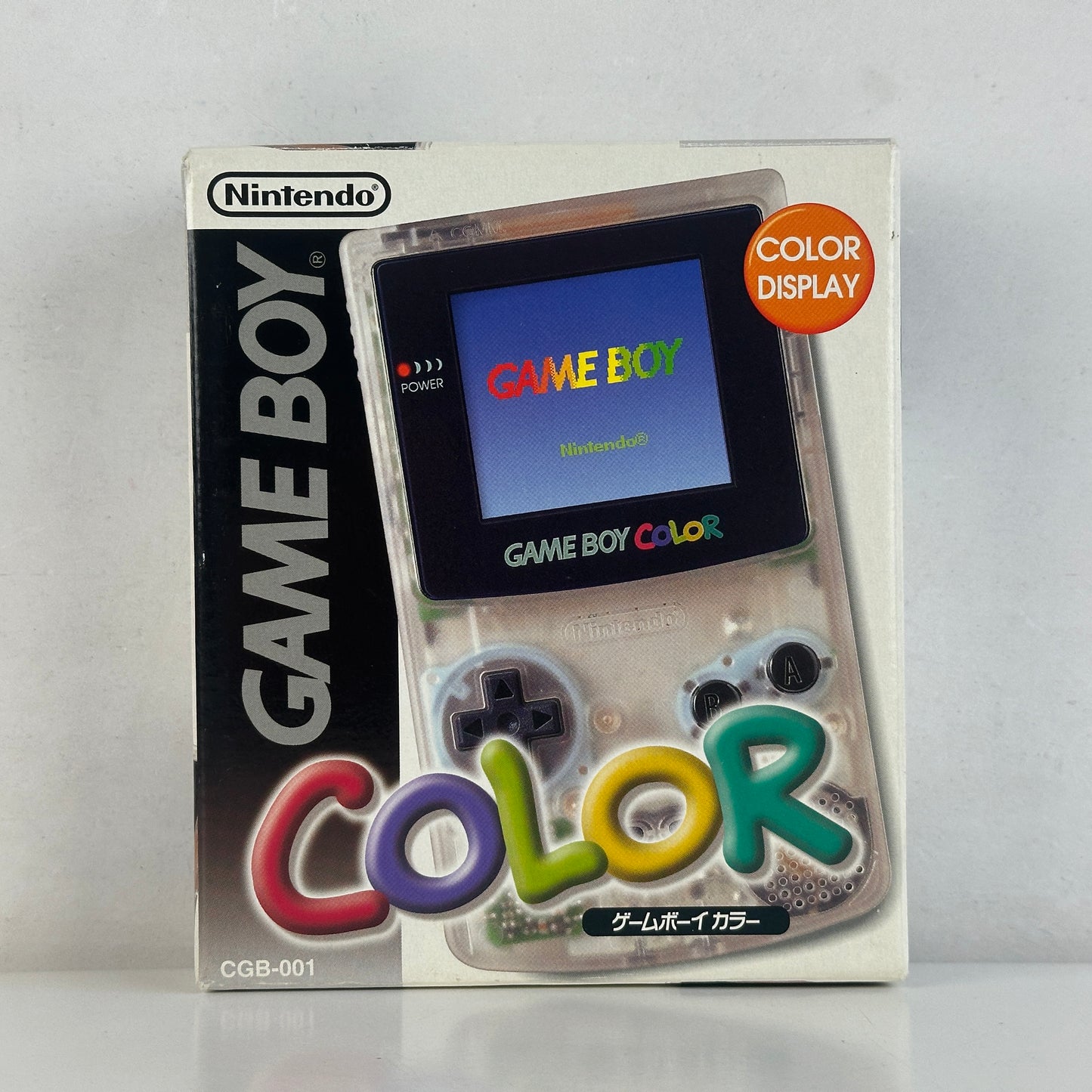 Nintendo Game Boy Color Clear Skeleton CGB-001