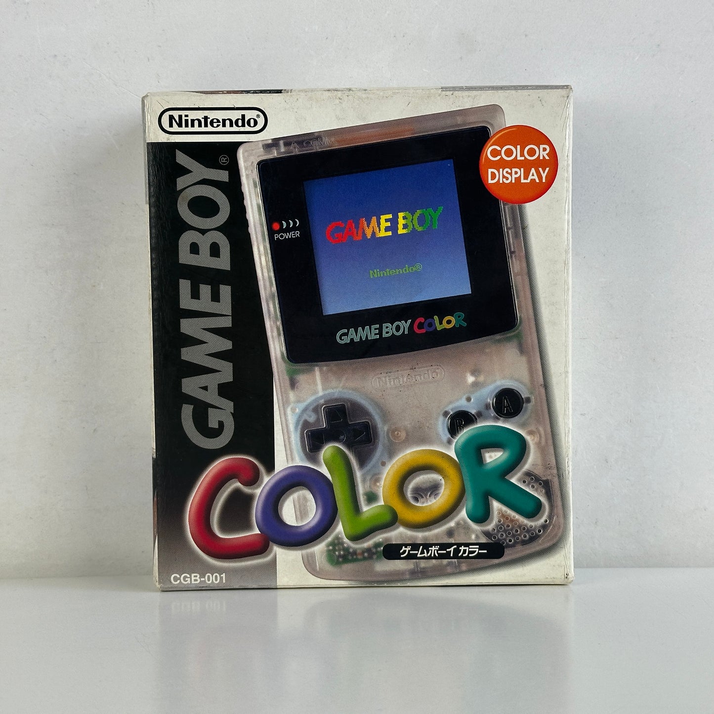 Nintendo Game Boy Color Clear Skeleton CGB-001