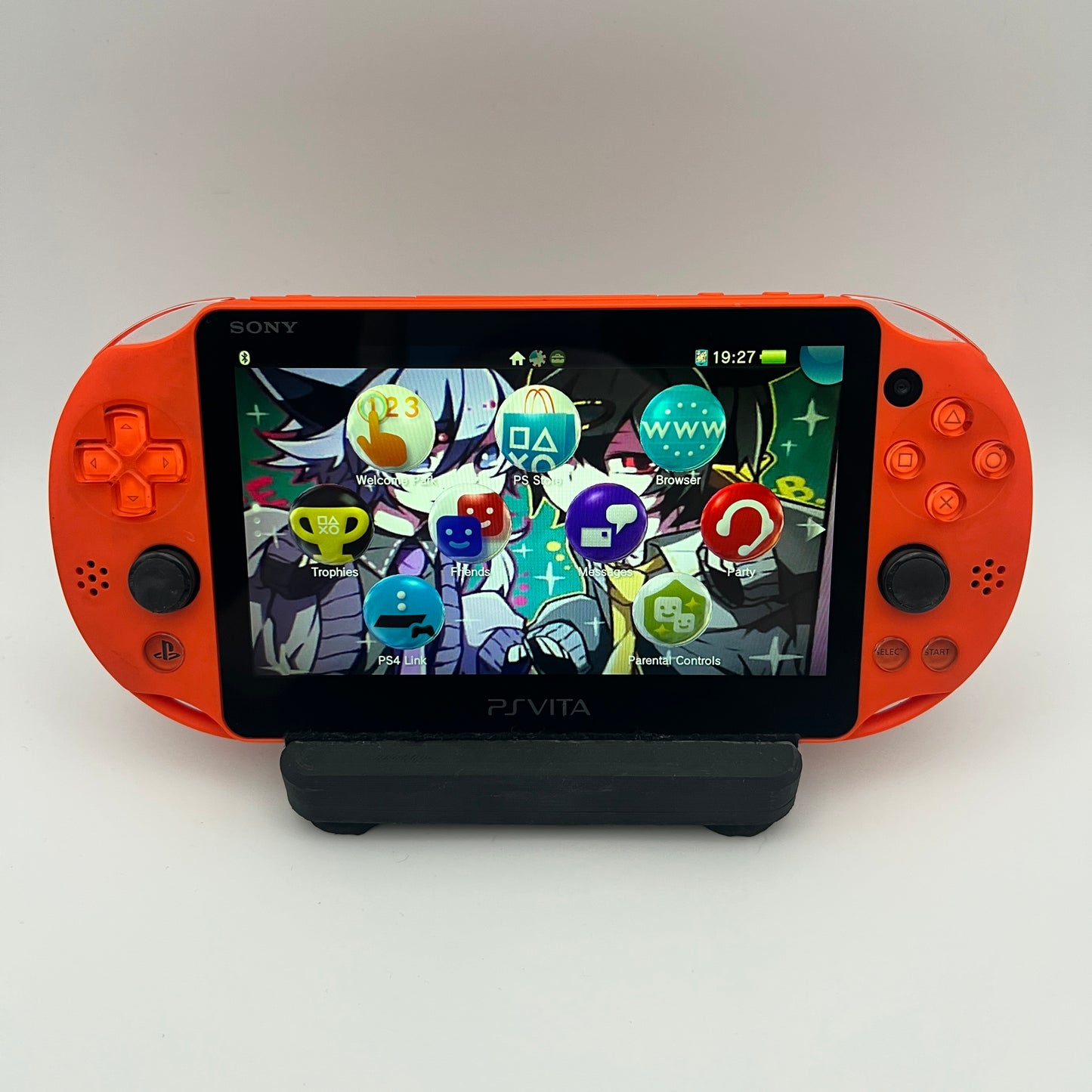 [ RARE ] Sony PS Vita Neon Orange Exclusive Color Japan PCH-2000ZA24 No Box
