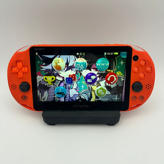 [ RARE ] Sony PS Vita Neon Orange Exclusive Color Japan PCH-2000ZA24 No Box