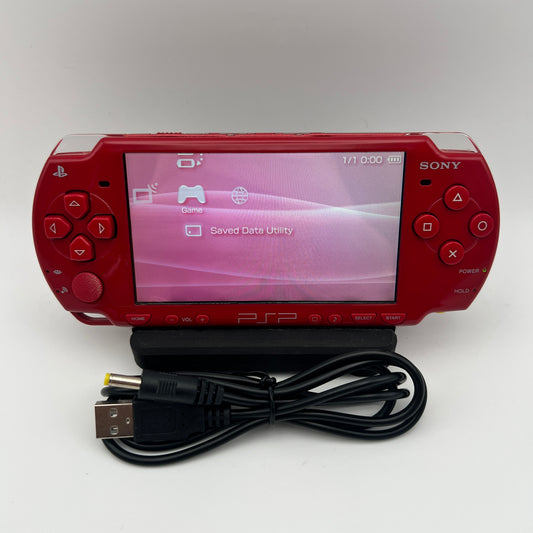 Sony PSP 2000 Deep Red PSP-2000 No Box
