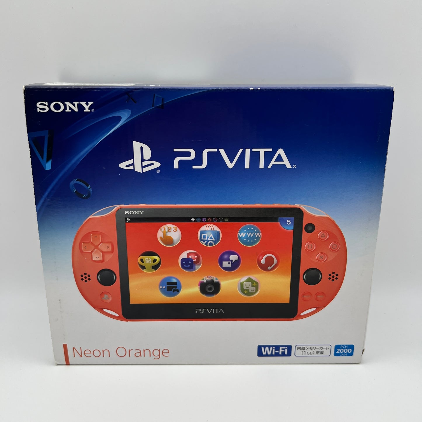 [ RARE ] Sony PS Vita Neon Orange Exclusive Color Japan PCH-2000ZA24