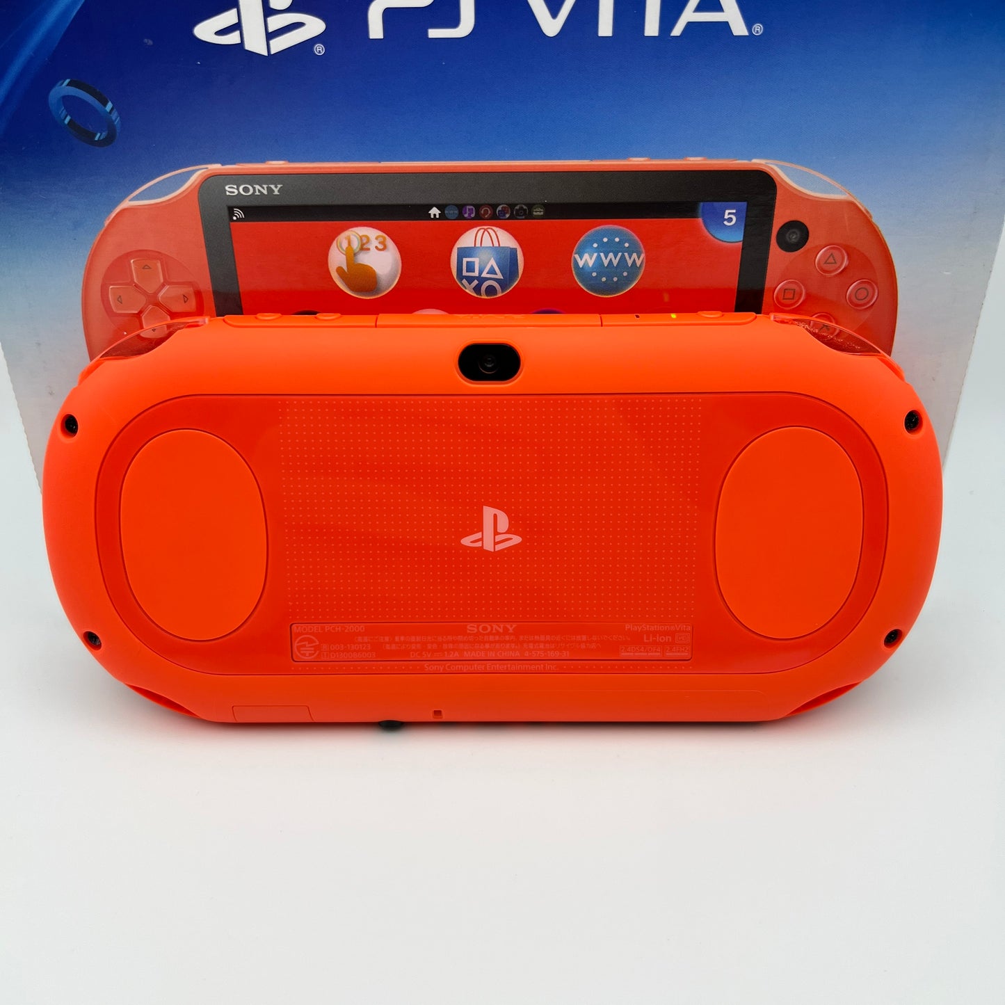 [ RARE ] Sony PS Vita Neon Orange Exclusive Color Japan PCH-2000ZA24
