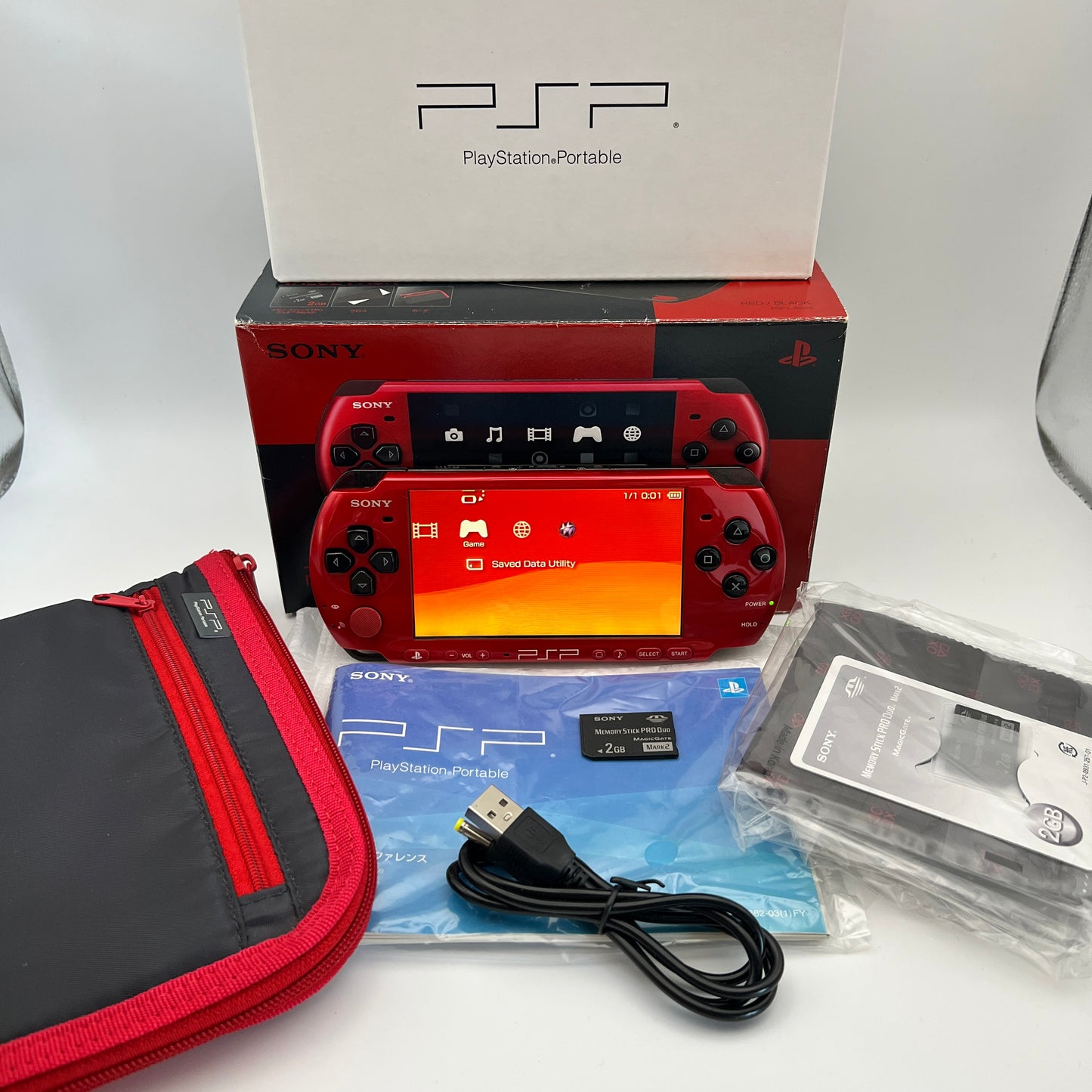 Sony PSP 3000 Red Black PSP-3000XRB