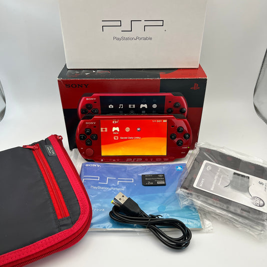 Sony PSP 3000 Red Black PSP-3000XRB