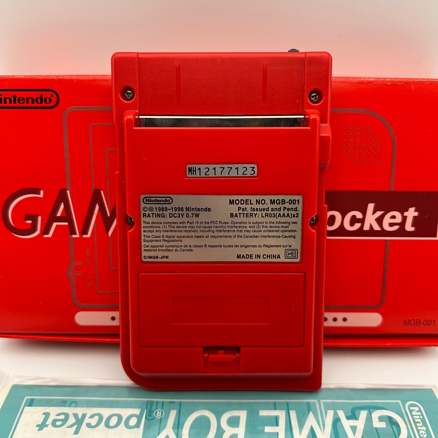 Nintendo Game Boy Pocket Red MGB-001