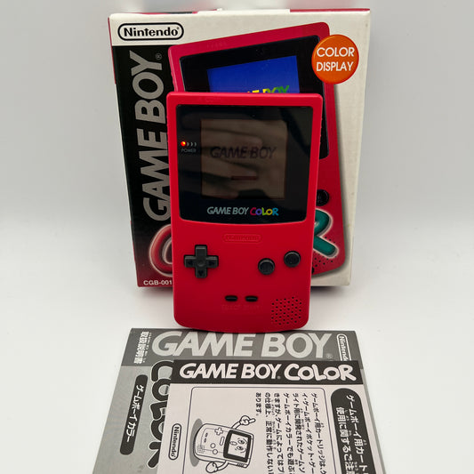 Nintendo Game Boy Color Red CGB-001